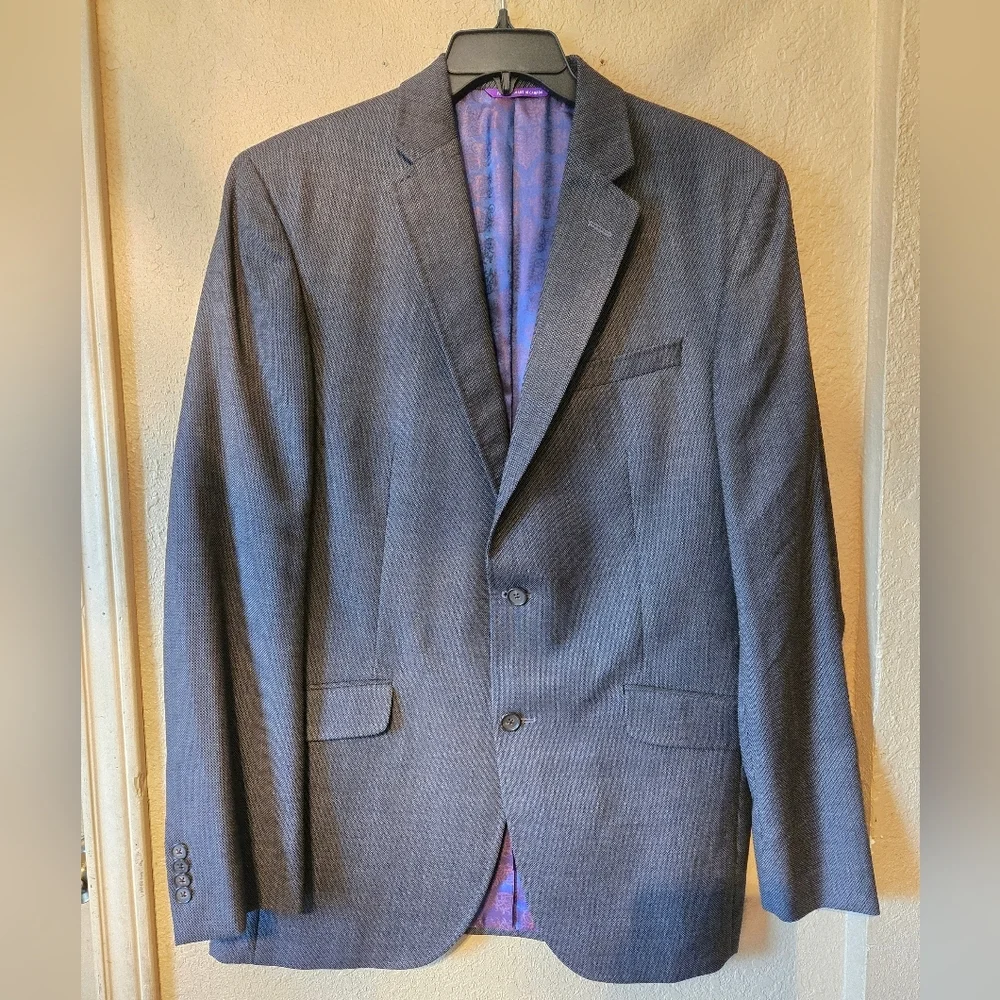 Ted Baker Jarrett CT‎ Gray Sport Coat size 42 L
